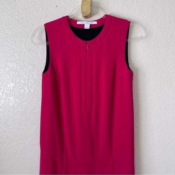 Diane von furstenberg Aimee magenta dress size 4 - Picture 6 of 8